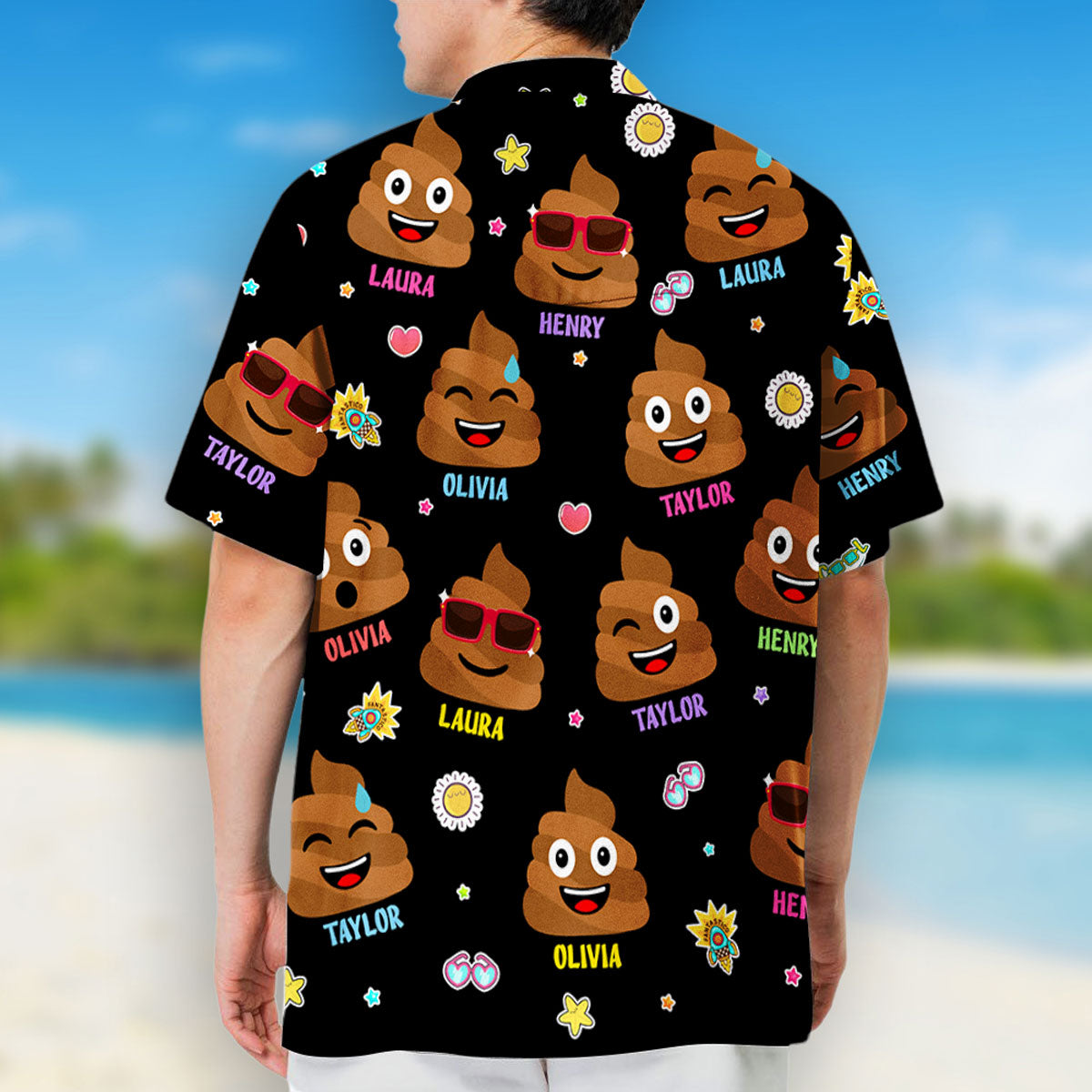 Dad Grandpa's Little Curds - Personalized Hawaiian Shirt - Gift For Dad, Papa, Father's Day, Birthday Gift