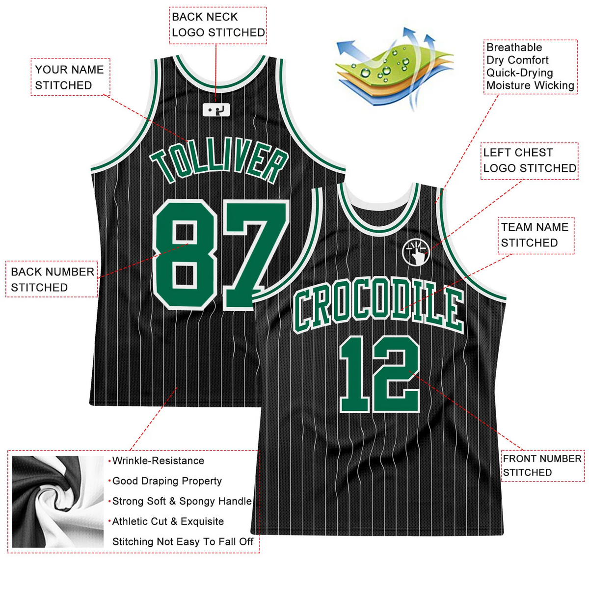Custom Black White Pinstripe Kelly Green-White Authentic Basketball Jersey 2_5430ec72-12e9-49bd-a85e-59c1cb87d806.png