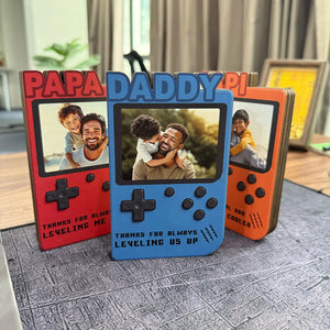 The Best Dad Ever Retro Gaming Photo Keepsake