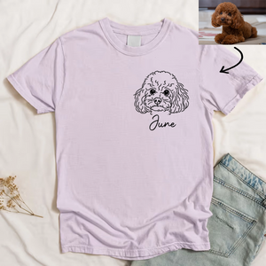 Custom Dog Portrait Comfort Colors Tshirt, Line art Dog Ears - Personalized Shirt 2_572a2897-d1e1-445b-a5b5-72485a4e1b1b.png