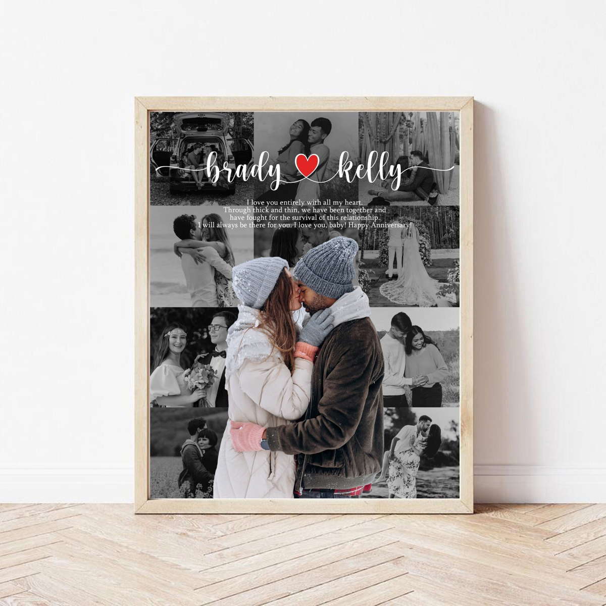 First Anniversary Canvas Wall Art Decor, Best First Anniversary Gifts, First Anniversary, Dating Anniversary, One Year Anniversary Gift