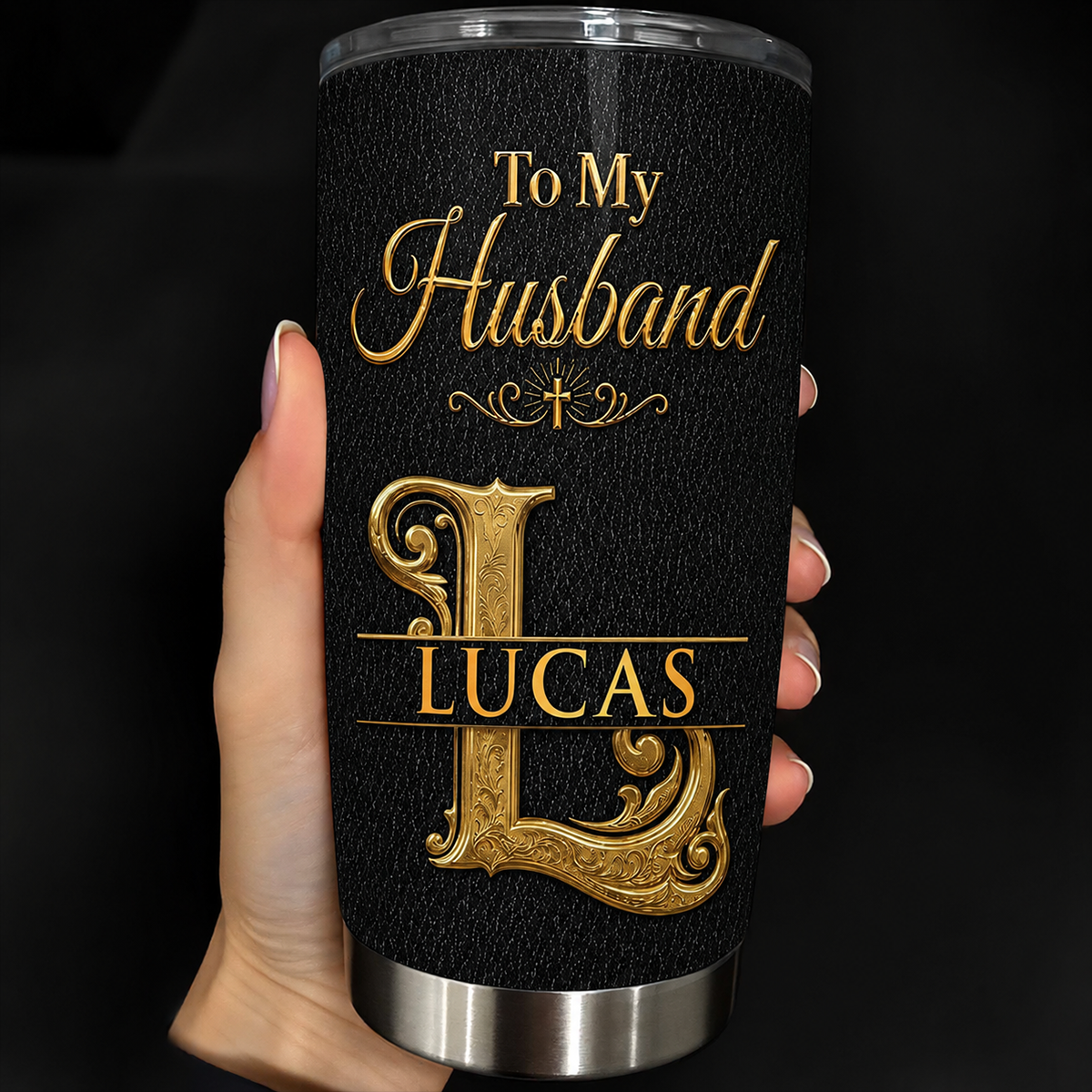 Never Forget That I Love You My Husband | Personalized Stainless Steel Tumbler
