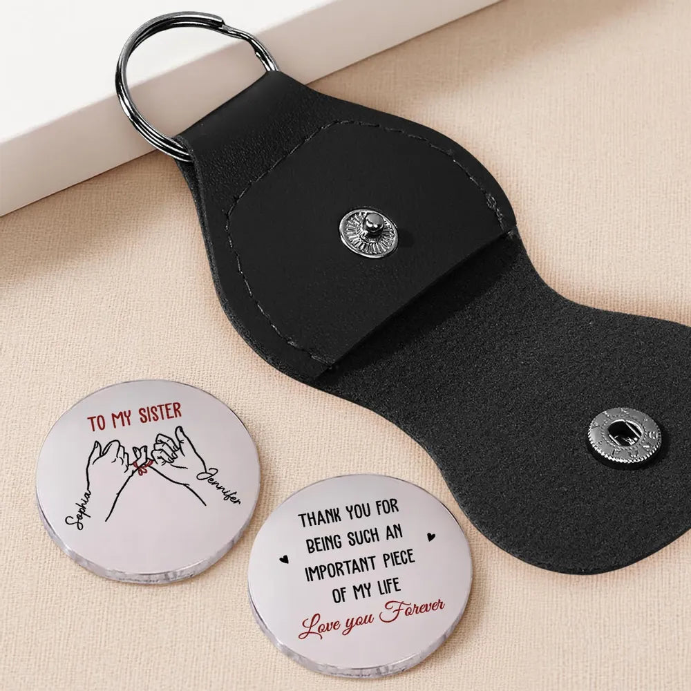 You're An Importance Piece Of My Life - Personalized Pocket Hug - Gift For Sisters, Besties