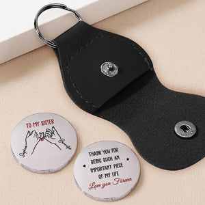 You're An Importance Piece Of My Life - Personalized Pocket Hug - Gift For Sisters, Besties