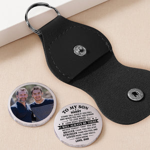 To My Son I Will Always Be There For You - Personalized Pocket Hug - Gift For Son