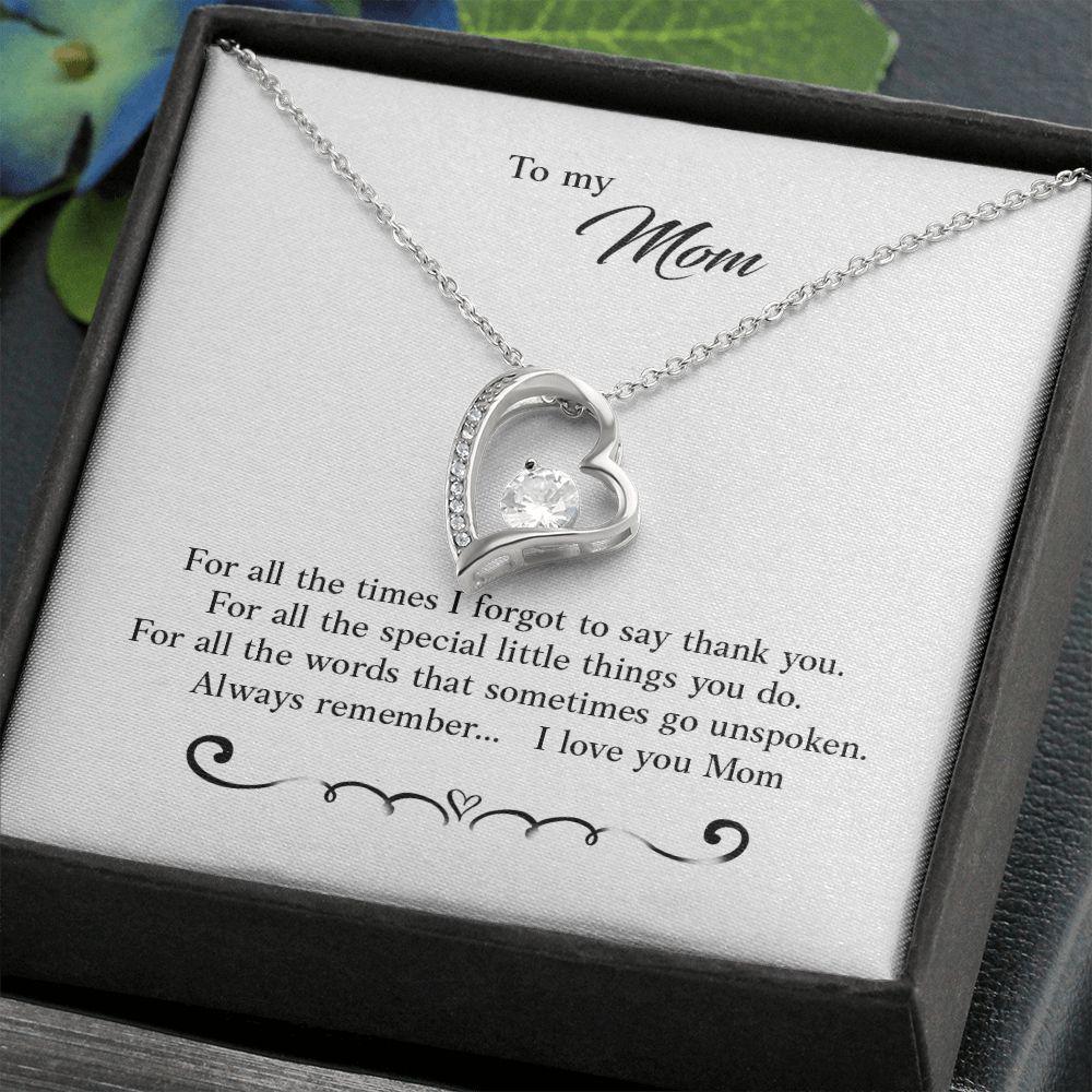 Always Remember I Love You Mom, Necklace With Message Card, Thank You Gifts For Mother’s Day, Best Mother’s Day Gift Ideas			 2.jpg