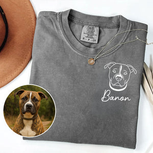 Custom Dog Portrait Comfort Colors Tshirt, Line art Dog Ears - Personalized Shirt 2_65e2b616-0464-4845-8b56-9ff400846498.jpg