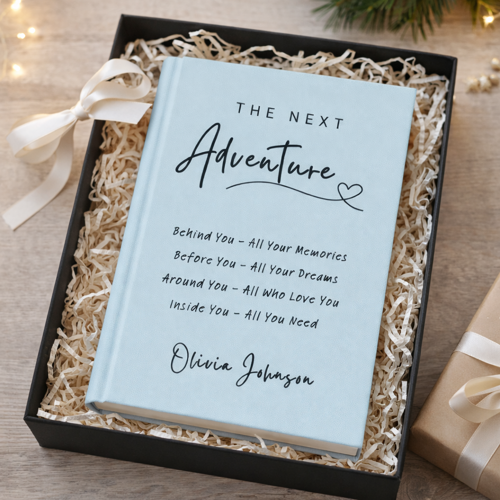 The Next Adventure Personalized Notebook, New Beginnings Journal, Moving Away Gift for Friend, New Career, Graduation