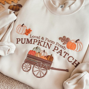 Pumpkin Patch Sweatshirt, Fall Sweatshirt, Pumpkin Crewneck, Halloween Gift, Cozy Fall Aesthetic