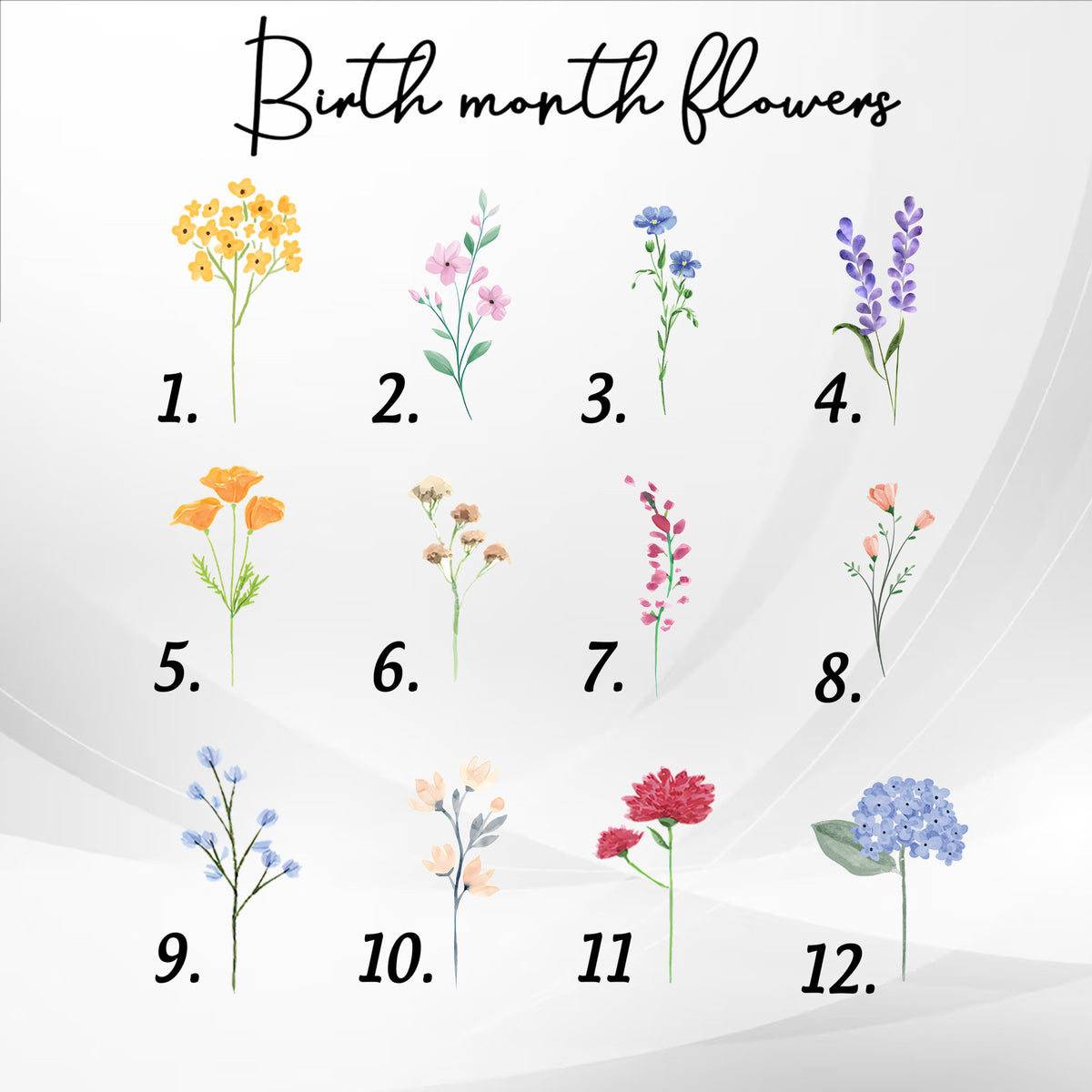 First Mom Now Grandma Custom Birth Month Flower - Personalized Windchime - Gift For Grandma, Mother's Day, Birthday Gift