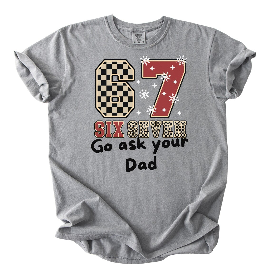 Funny six seven Family Christmas Pajama, 6 7 Matching Holiday Apparel for the Whole Family