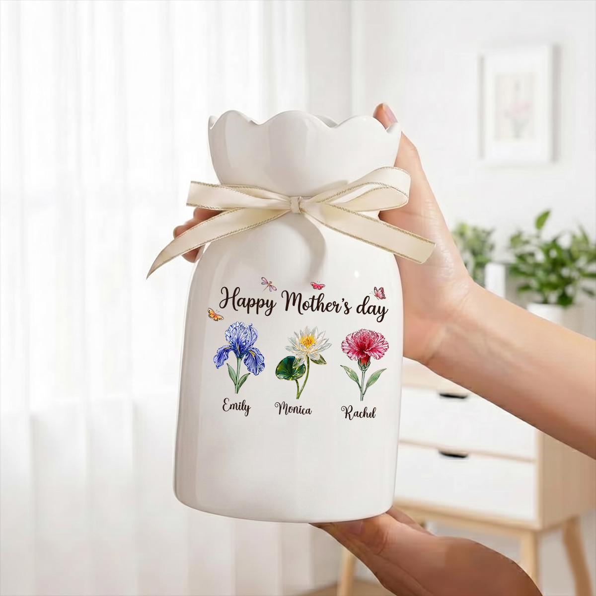 Grandkids - Personalized Custom Ribbon Tie Flower Vase 2_6b016923-9bf2-4044-8ae8-353dde698b21.png?v=1776409779