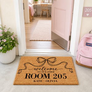 Welcome to Our Dorm Doormat, College Dorm Decor, High School College Dorm Decor, Roommate Sign, Back To School Gift, Graduation Gifts