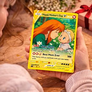 Mother's Day PKM Card, Custom PKM Card, Gift For Mom, Mother's Day Gift, Custom PKM Present