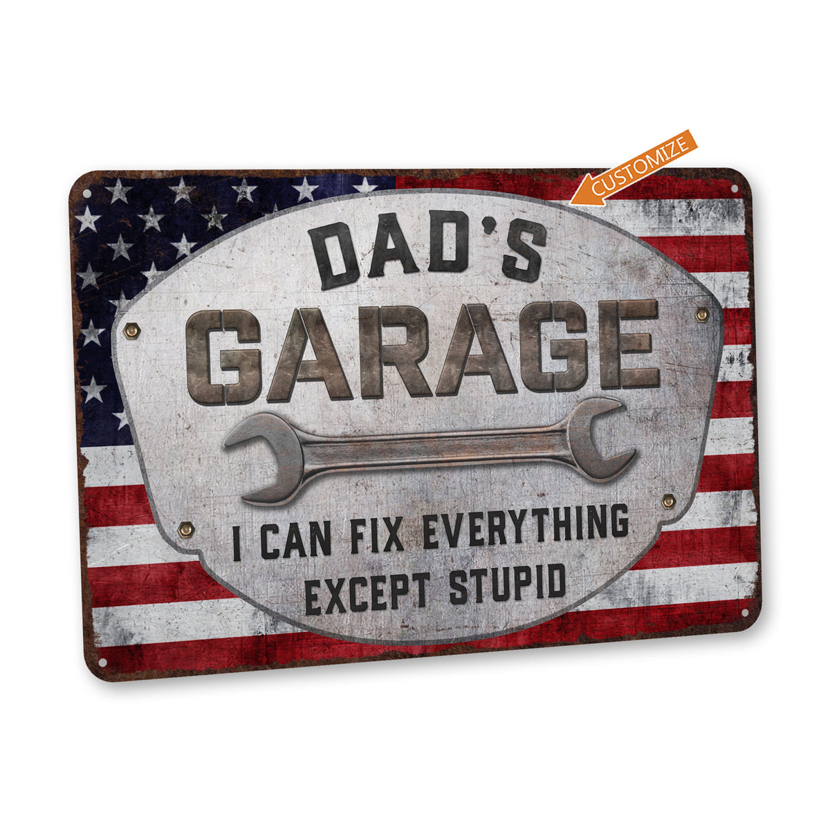 Personalized Garage Sign, Garage Decor, Workshop Sign, Custom Garage Sign, Father's Day Gift, Gifts for Dad, Gift for Him