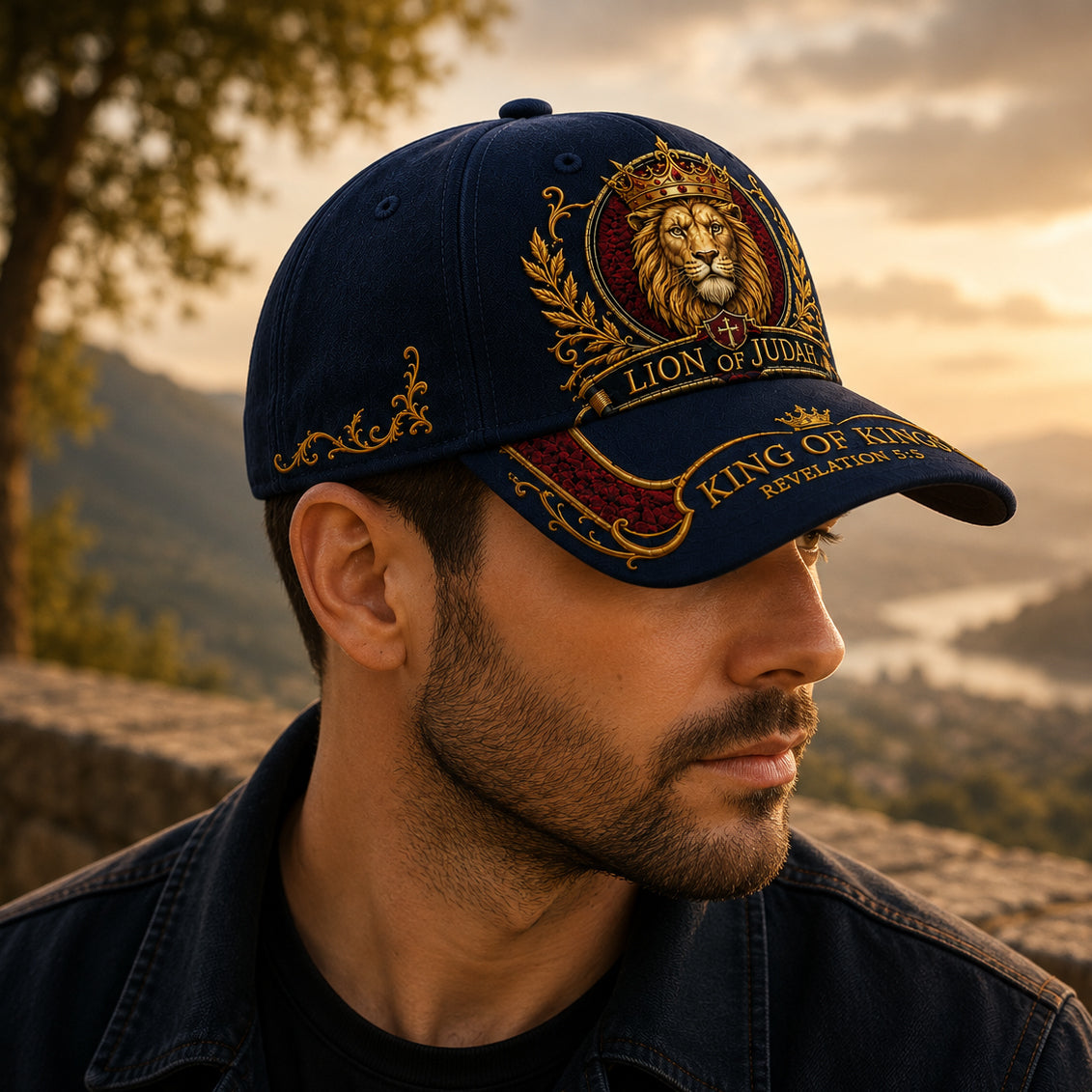 Lion of Judah King of Kings Christian Cap