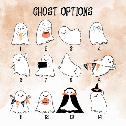 Halloween Ghost Family With Pets, Custom Halloween Family Sign, Custom Ghost Family Sign, Halloween Sign, Halloween Decor, Halloween Gift