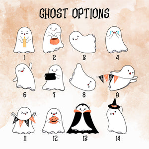 Halloween Ghost Family With Pets, Custom Halloween Family Sign, Custom Ghost Family Sign, Halloween Sign, Halloween Decor, Halloween Gift