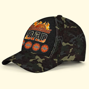 Basketball Dad - Personalized Classic Cap - Gift For Dad, Baseball Fan Daddy, Father's Day Gift
