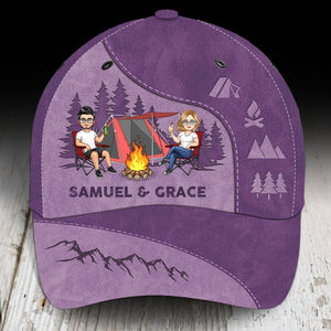 Adventure Awaits In Nature - Personalized Classic Cap - Gift For Couple, Camping, Summer