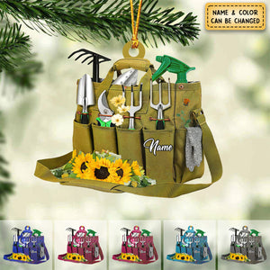 Garden Tool - Personalized Acrylic Ornament - Christmas Gift for Gardening Lovers