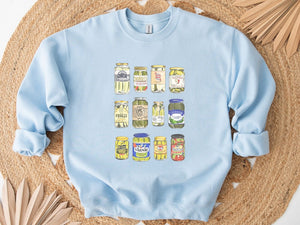 Vintage Canned Pickles Sweatshirt, Pickle Shirt, Pickle Crewneck Sweatshirt, Pickle Lovers Hoodie, Pickle Crewneck Sweatshirt, Canning Shirt 2.jpg
