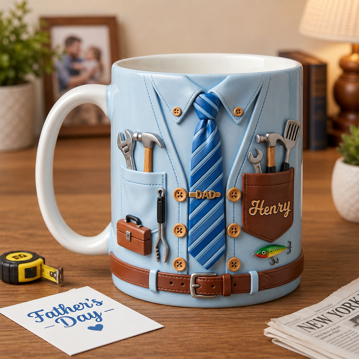 Best Dad Ever With Tools - Father's Day Gift for Dad, Handy Dad Tool Mug