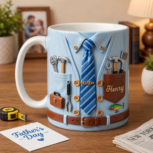Best Dad Ever With Tools - Father's Day Gift for Dad, Handy Dad Tool Mug