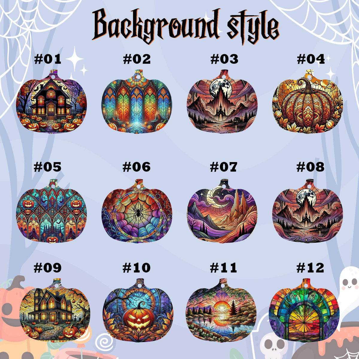 Til We're Ghost - Personalized Suncatcher Ornament - Halloween Gift For Couple