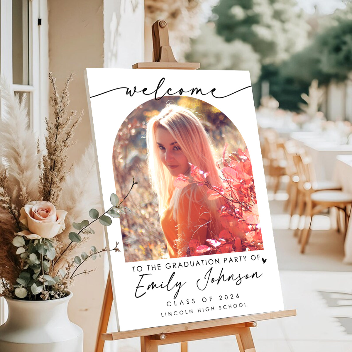 Welcome To The Graduation Party - Personalized Grad Poster