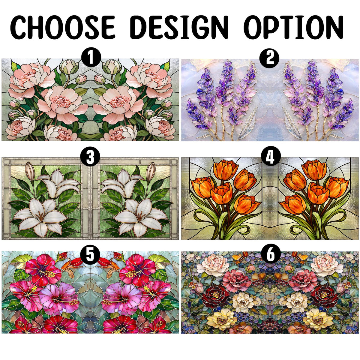 Custom Name Floral Coffee Mug, Personalized Flower Mug, Stained Glass Flower Mug, Mother's Day Gift for Mom