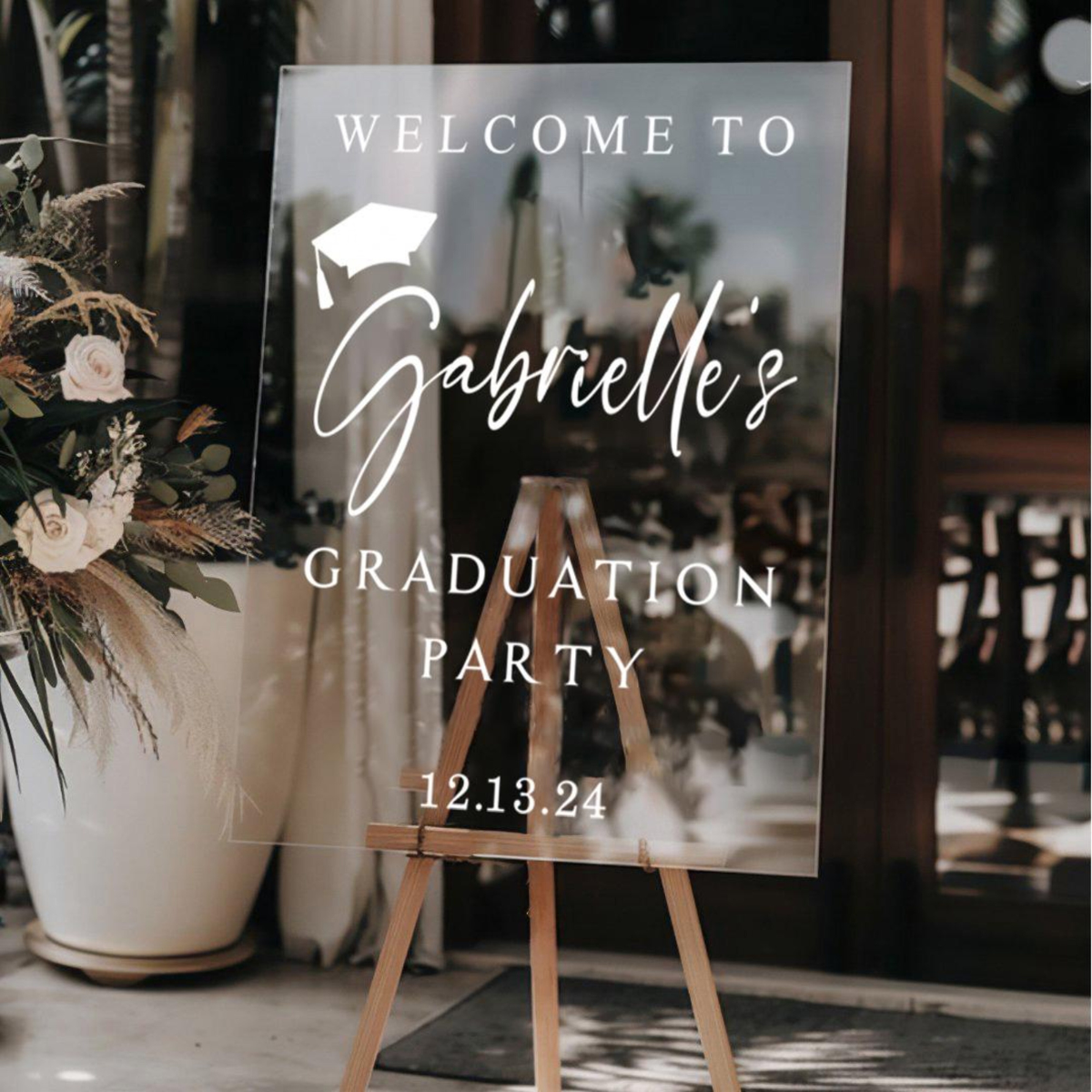 2026 Graduation Party Welcome Sign, Graduation Party Decor Sign, College Grad Sign, Graduation Decoration, Graduation Gifts, Class of 2026 Sign
