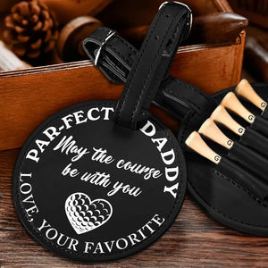 Par Fect Daddy - Personalized Golf Tee Bag - Gift For Golf dad, Gift For Father, Grandfather, Father's Day Gift