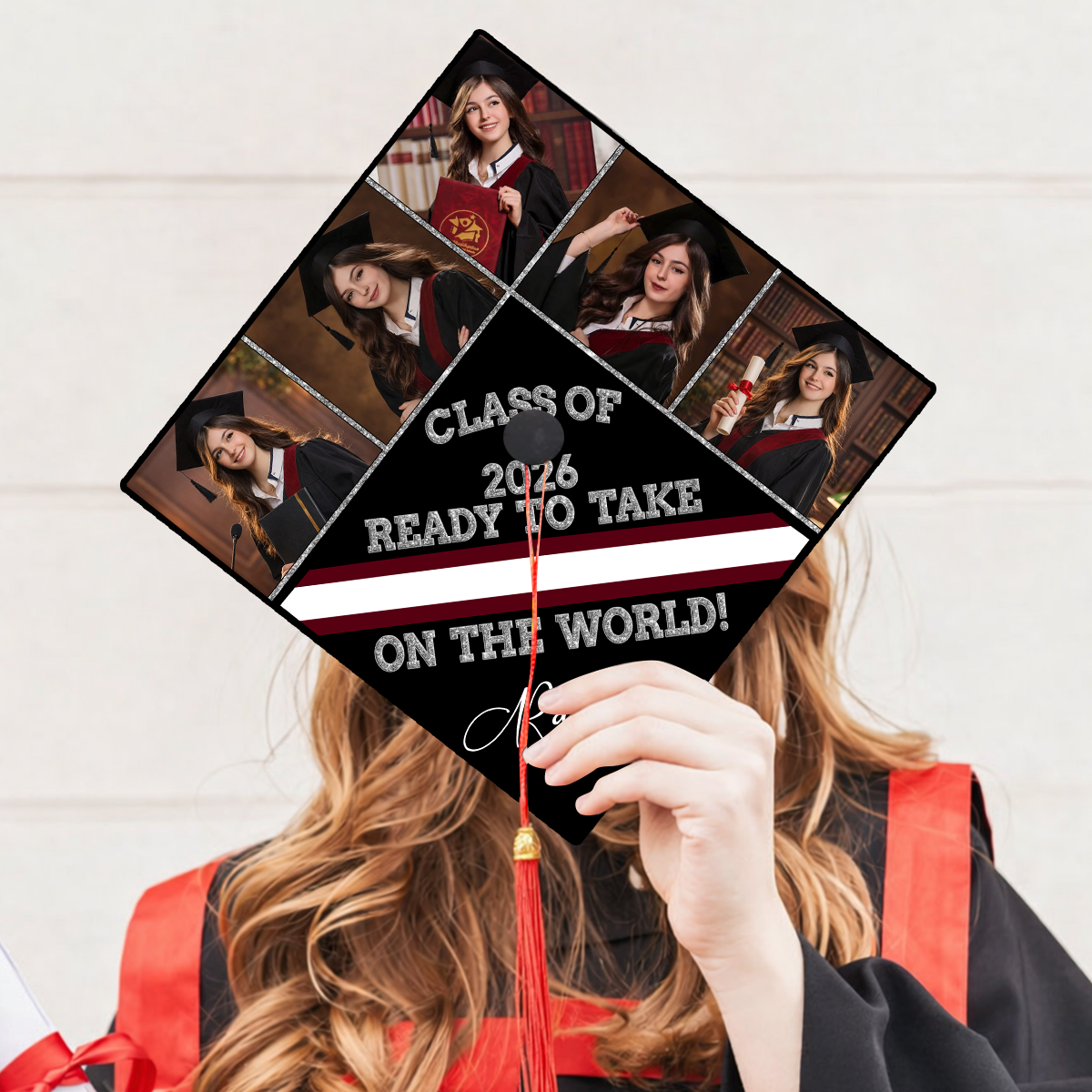 Ready To Take The World Graduation Cap Topper 2_81ada5b9-0697-49e5-bd79-4da4fc9ab32d.png