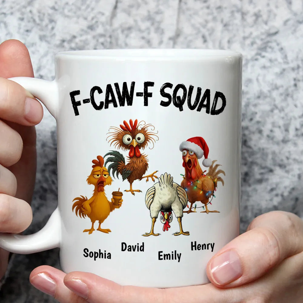 FCAWF Squad - Personalized Mug - Christmas Gift For Coworkers