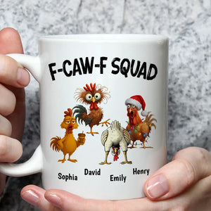 FCAWF Squad - Personalized Mug - Christmas Gift For Coworkers