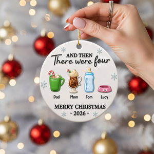 There Were Four - Real 3D Raised Ornament