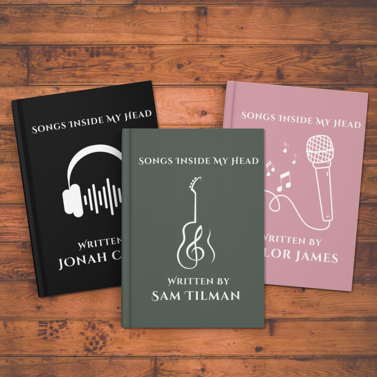 Personalized Songwriting Notebook, Gift for Songwriter, Lyric Journal for Musicians, Music Note Notebook, Music Lover Gift