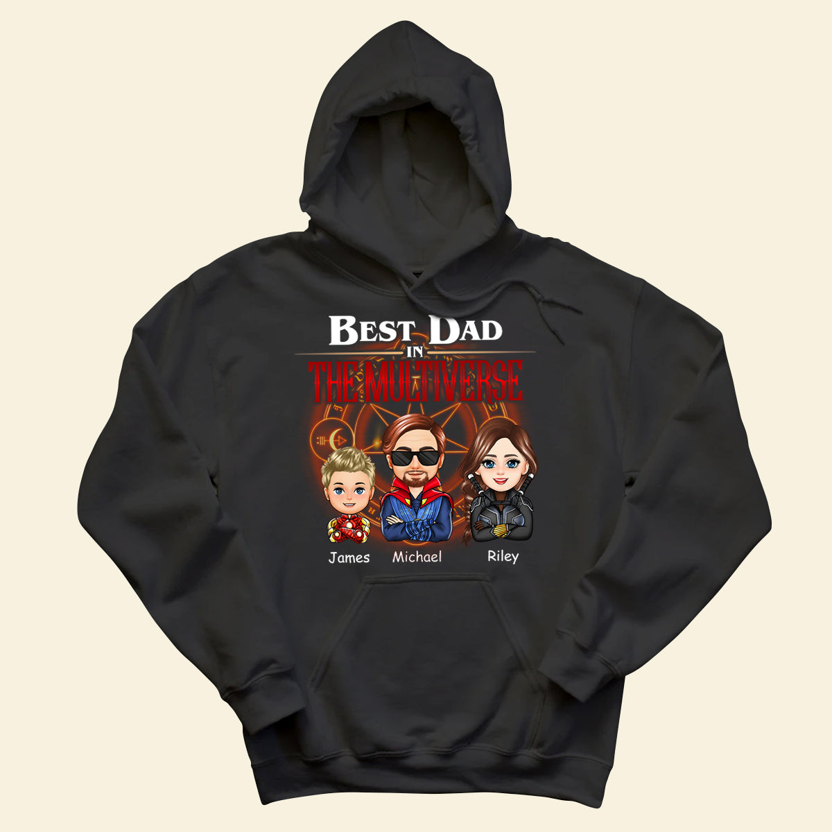 Best Dad In The Multiverse V2 - Personalized Apparel - Gift For Father, Father's Day