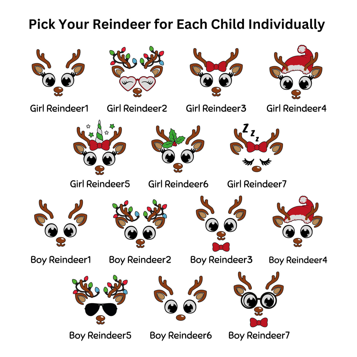 Christmas Grandmother Nana TShirt Sweatshirt Custom Kids Grandchildren Names Shirt Grandma Personalized Nana's Little Reindeers Mimi Nana