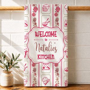 All Roads Lead Here Today - Personalized Kitchen Towel