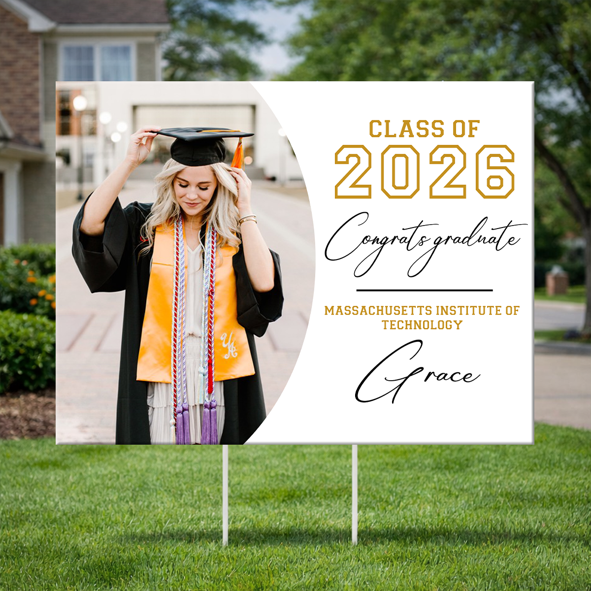 Custom Photo Graduation - Class of 2026 Lawn Sign 2_8eb8b934-e122-4c4c-9965-e5ea8f57cdb8.png
