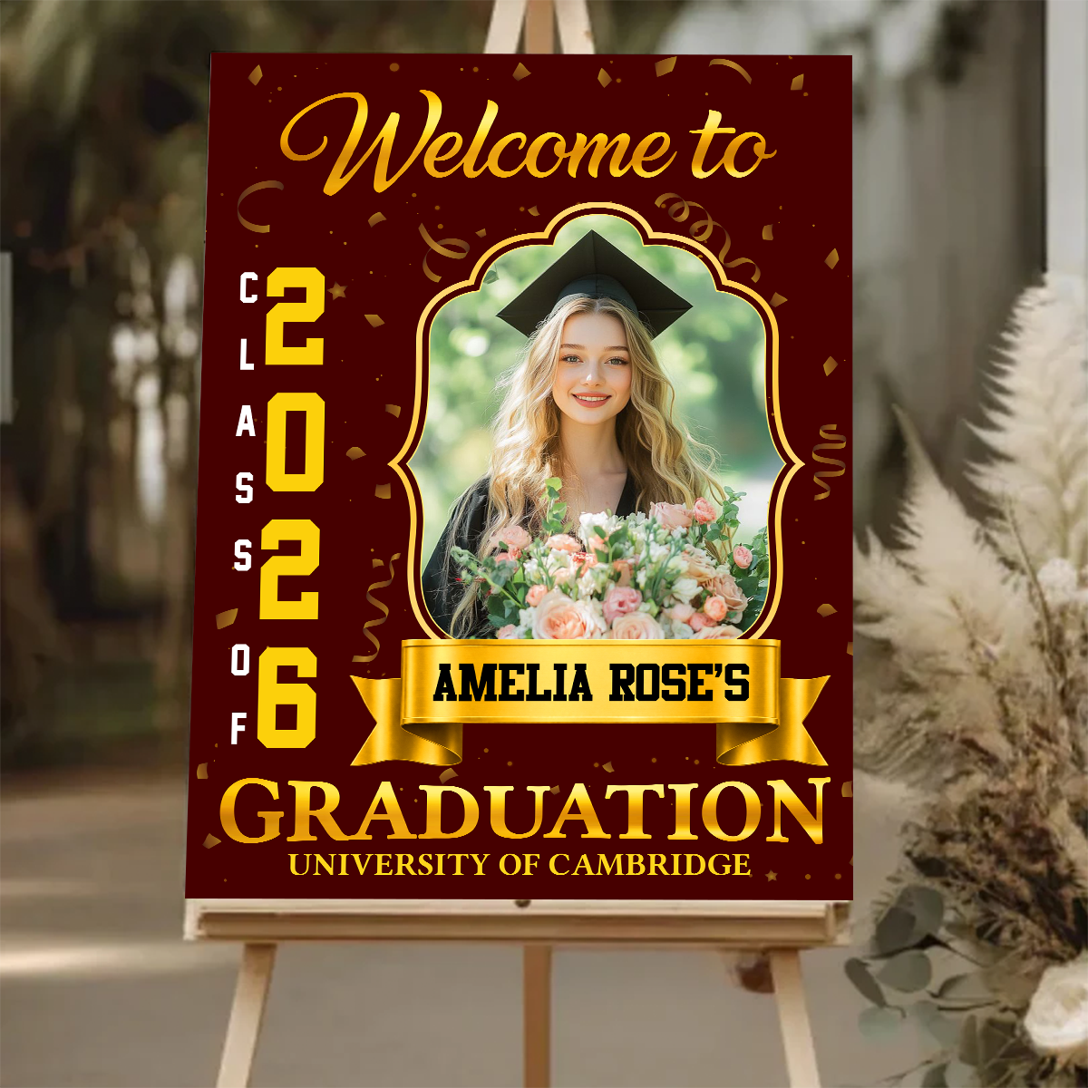 Class Of 2026 Gold Graduation Personalized Welcome Sign 2_9039a307-0fe9-4cae-8ea4-f66ac4607a79.png