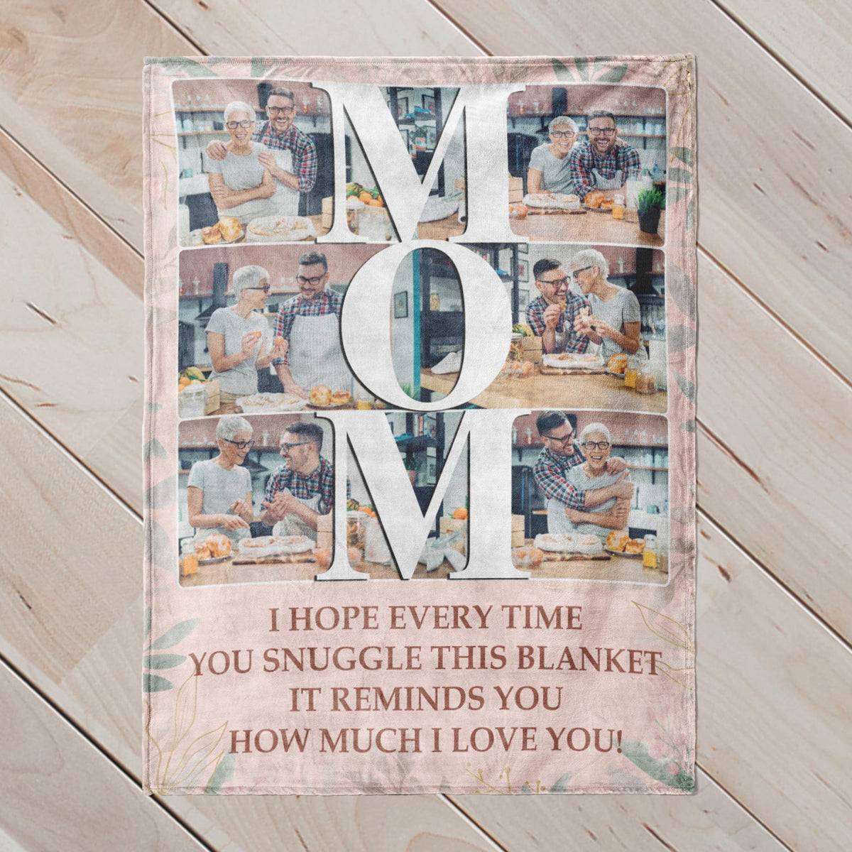 Mom This Blanket Reminds You How Much I Love You - Personalized Blanket - Gift For Mom, Mother's Day, Birthday Gift