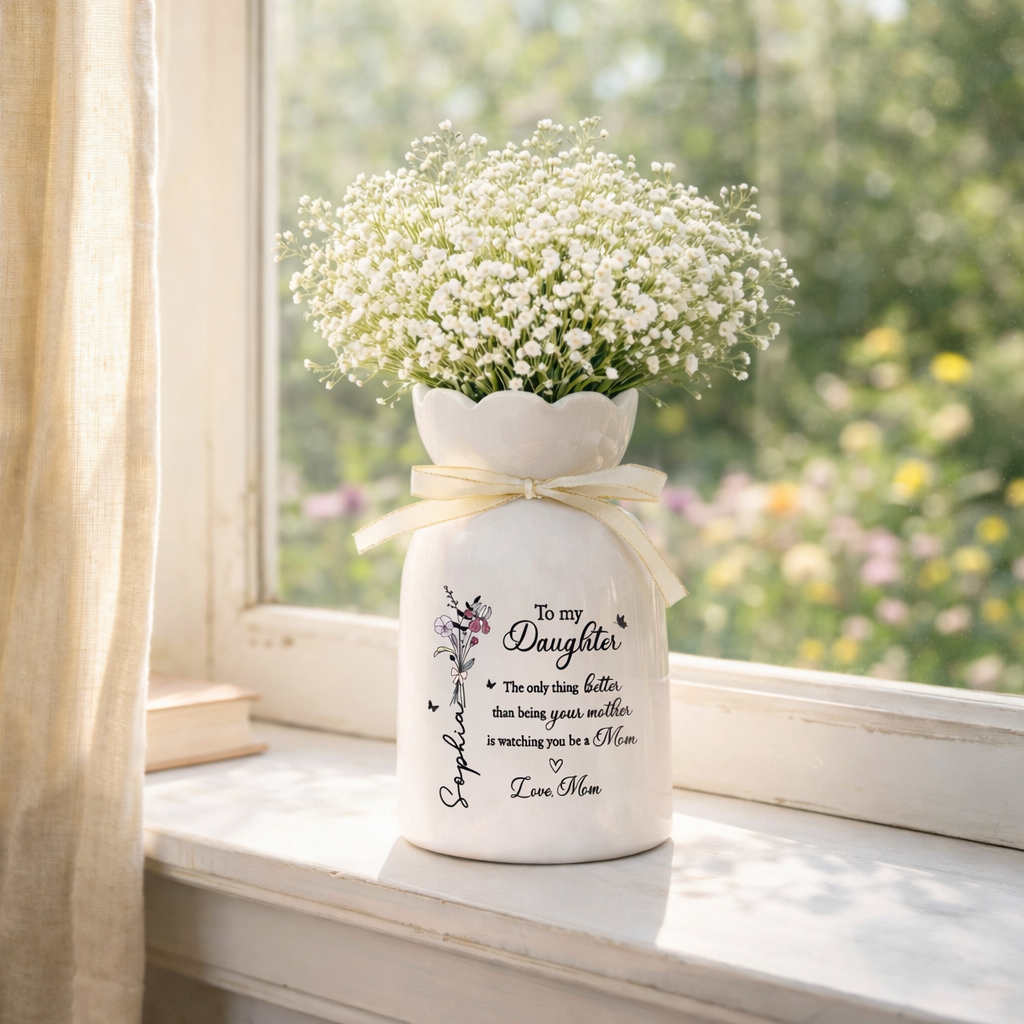 The Only Thing Better Than Being Your Mother Vase, Daughter Flower Vase, New Mom Gift, Mothers Day Gift for Daughter, Daughter Gift from Mom