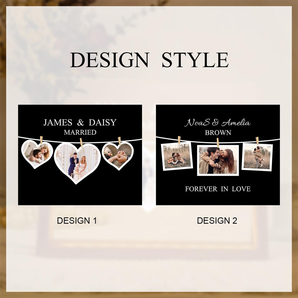 Couple Gifts with Photo, Couple's Photo Collage LED Light, Valentines Day Gift, Gift for Boyfriend Girlfriend, Anniversary Gift for Couple