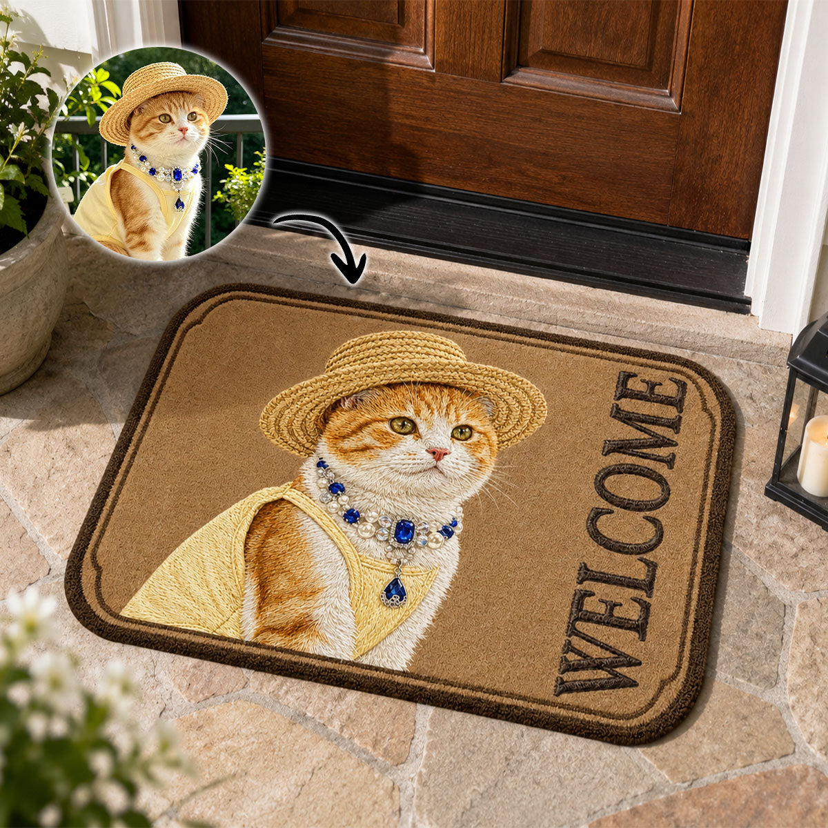 Welcome To Our House - Personalized Doormat