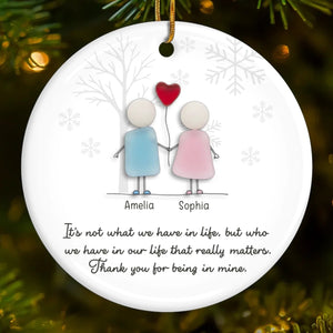 You Tide Of Our Friendship - Personalized Ornament - Christmas Gift For Friends, Besties