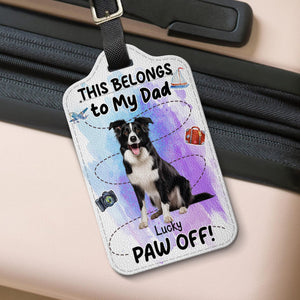 Custom Pet Luggage Tag - Personalized Pet ID Tag for Travel, Travel Gift for Dog Cat Lovers