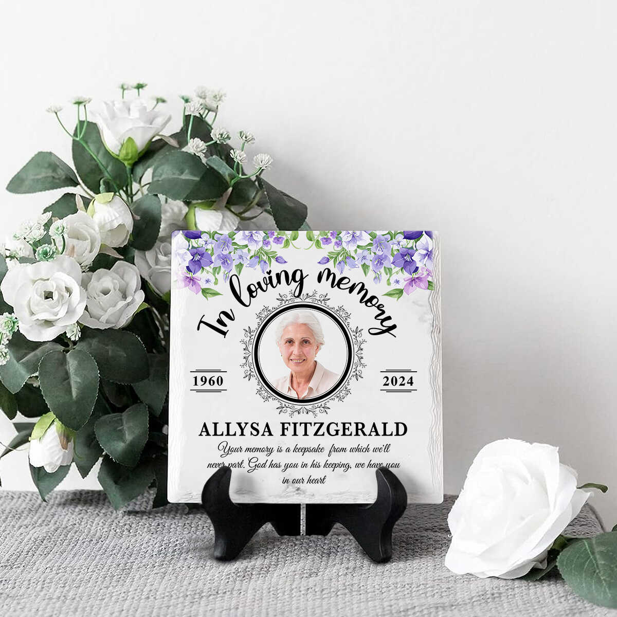 Your Memory Is A Keep Shake - Personalized Memorial Stone - Memorial Gift